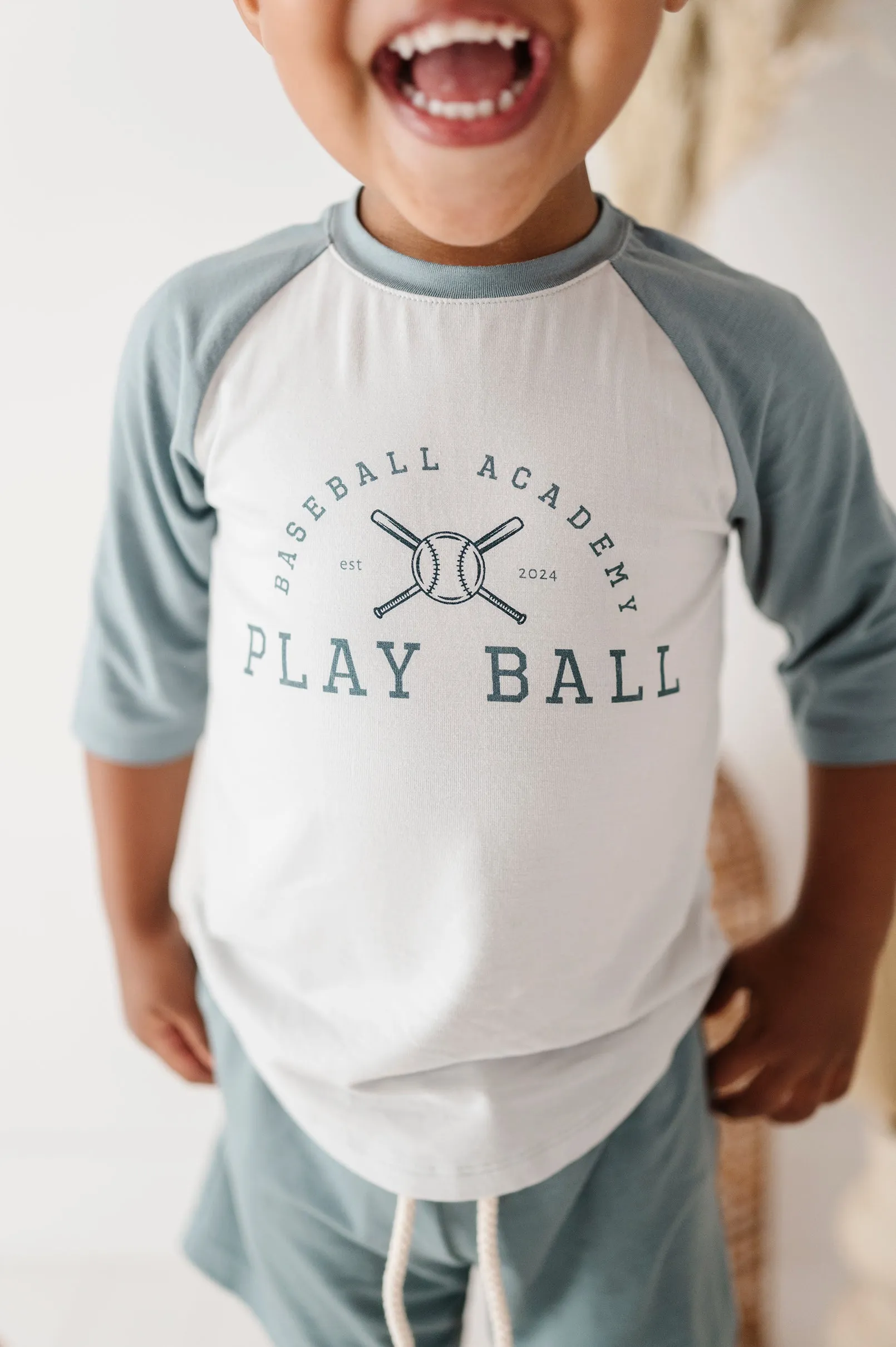 3/4 Sleeve Baseball Tee