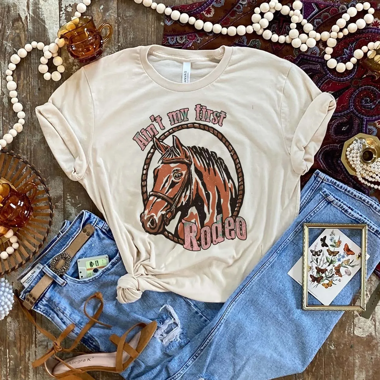 Ain't My First Rodeo Graphic Tee (made 2 order) LC