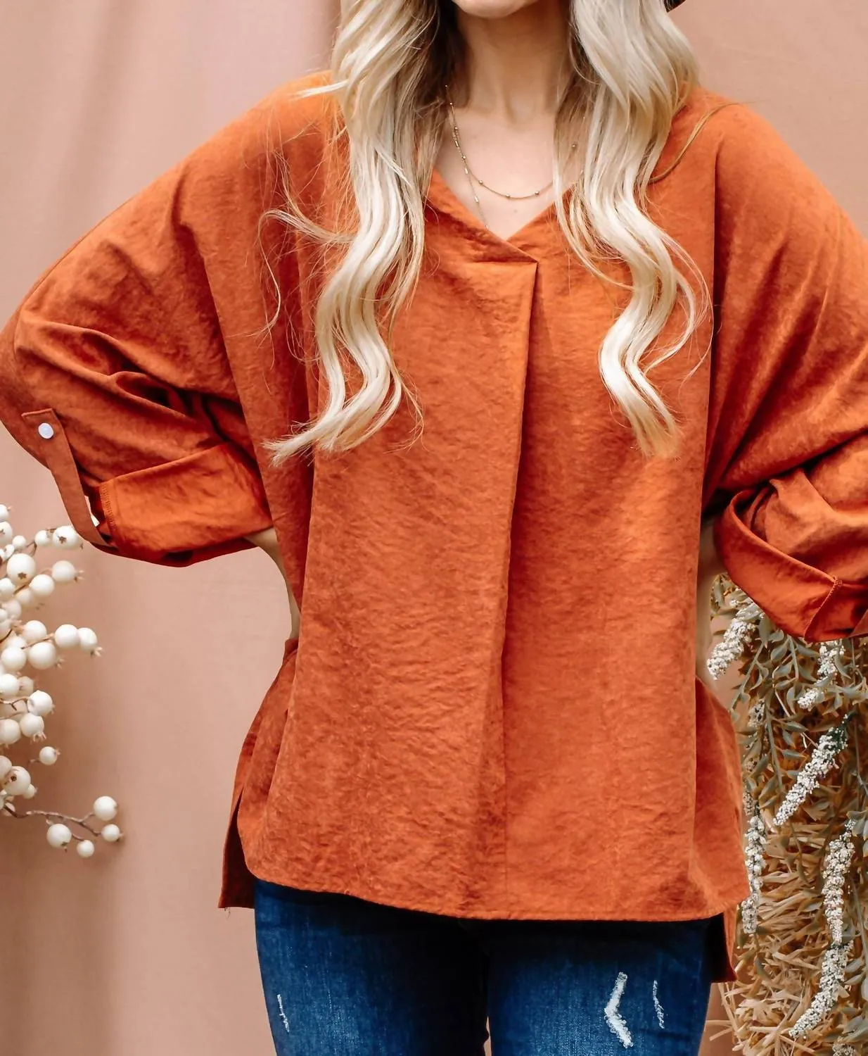 And The Why - Casual Blouse Top