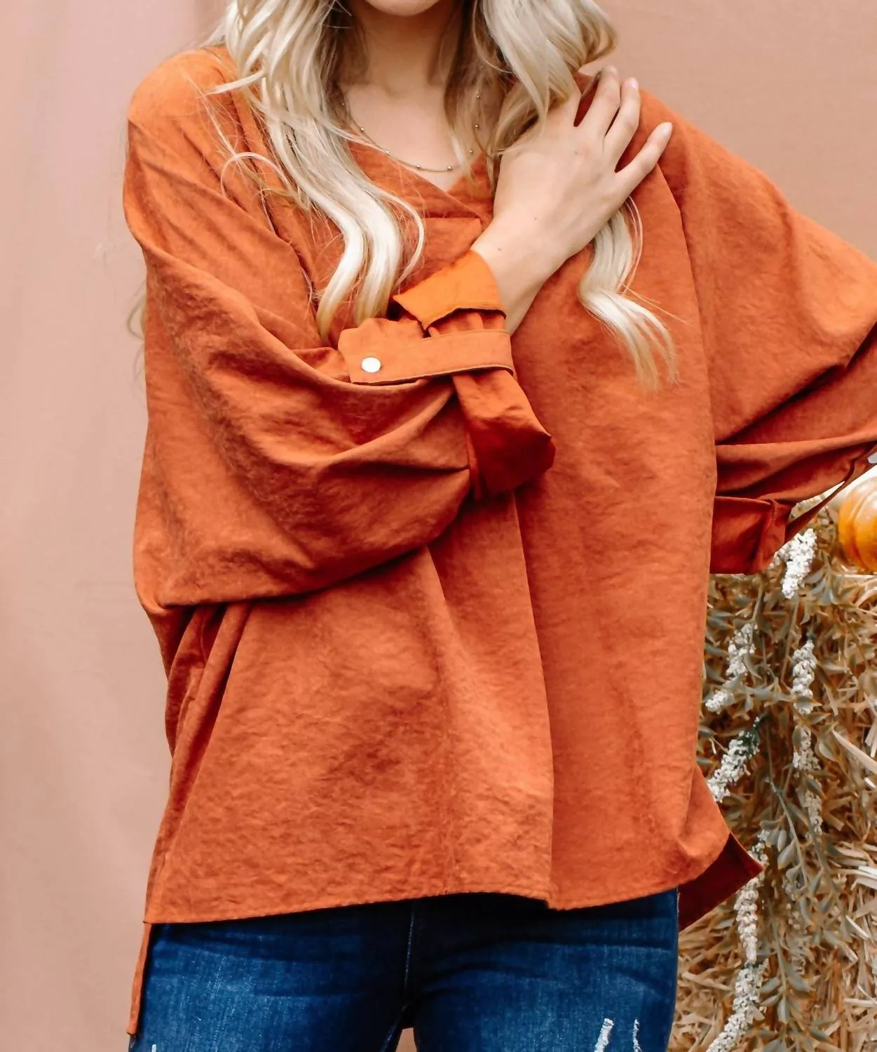 And The Why - Casual Blouse Top