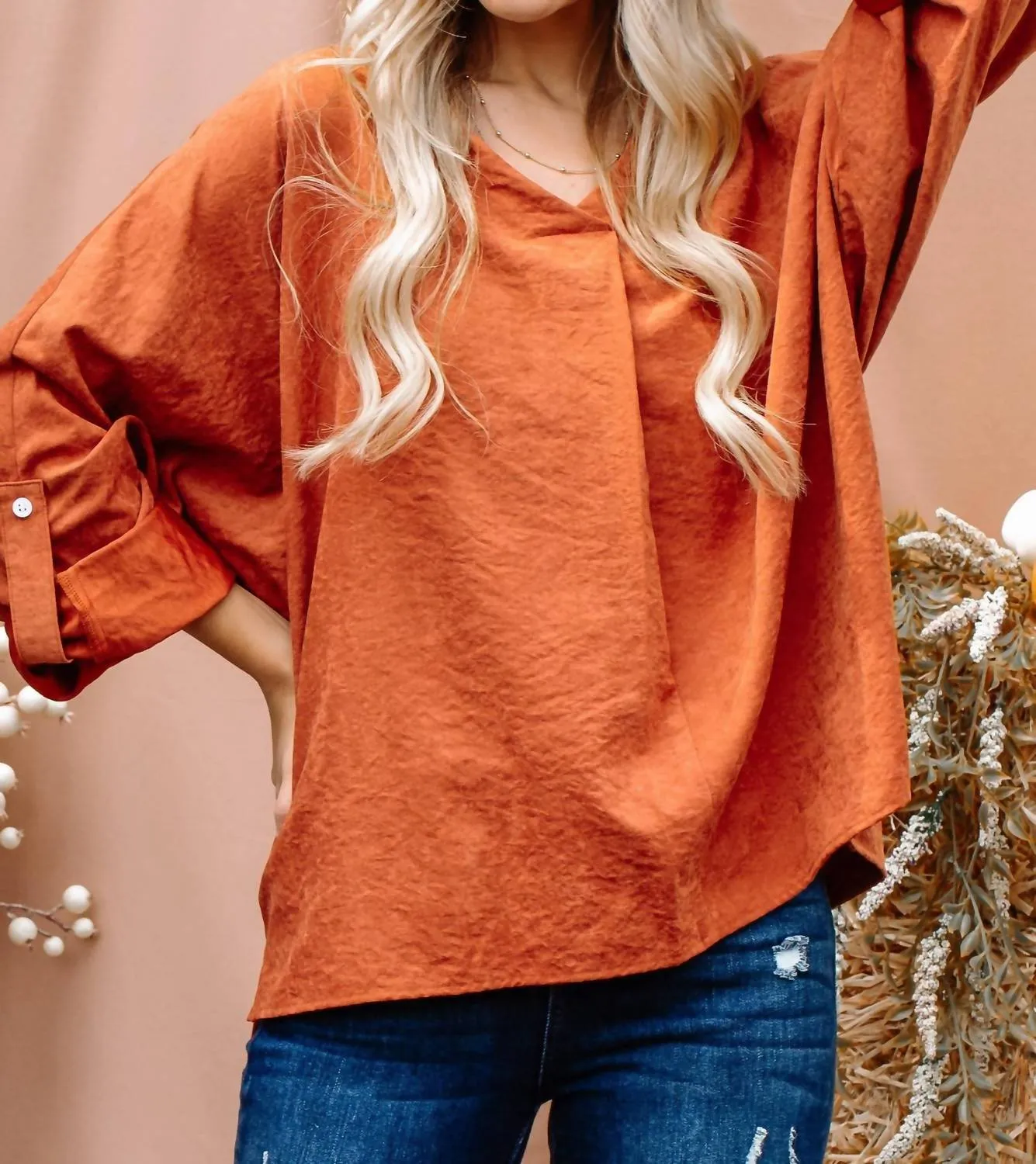 And The Why - Casual Blouse Top