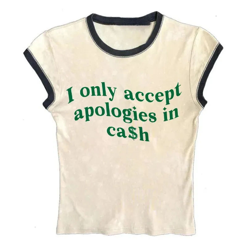Apologies In Cash Crop Top