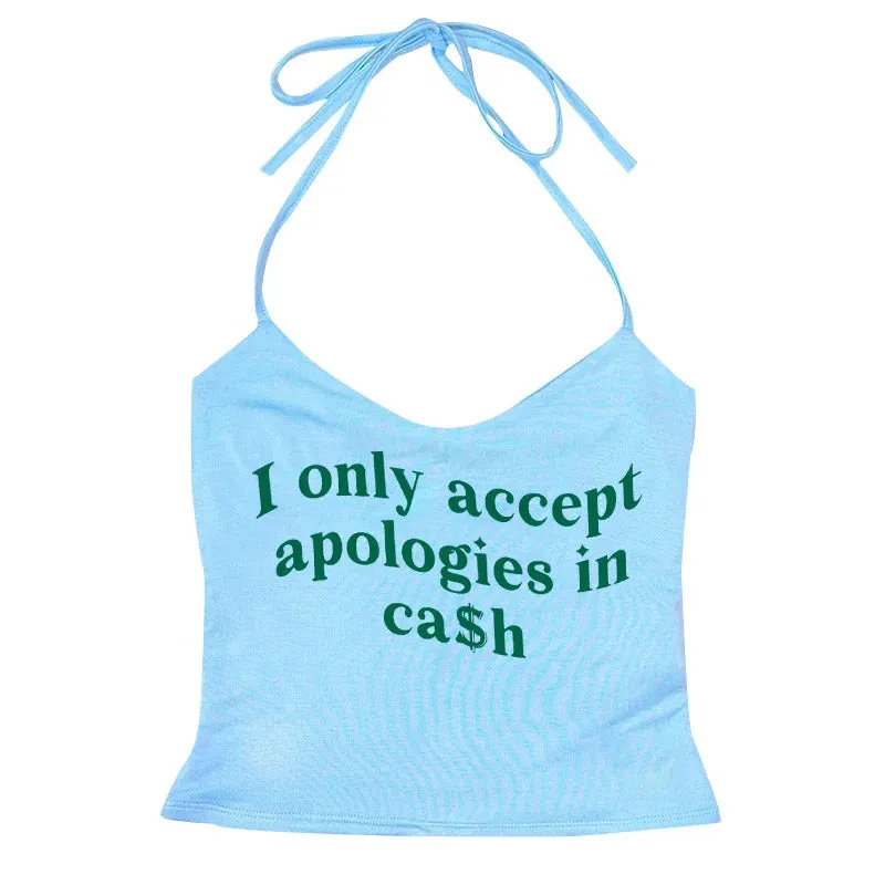Apologies In Cash Crop Top