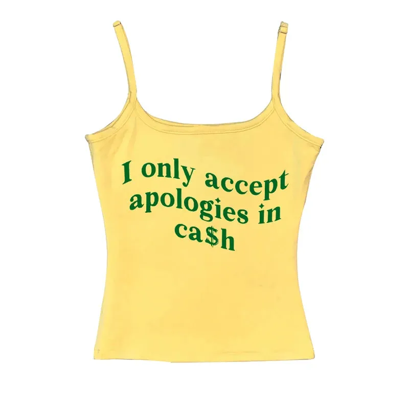Apologies In Cash Crop Top