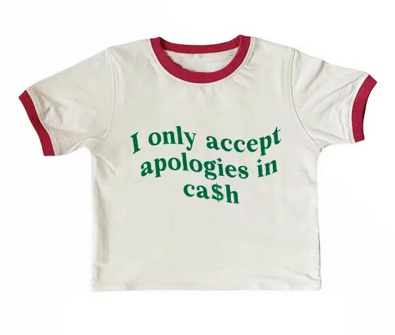 Apologies In Cash Crop Top
