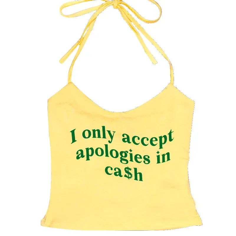 Apologies In Cash Crop Top
