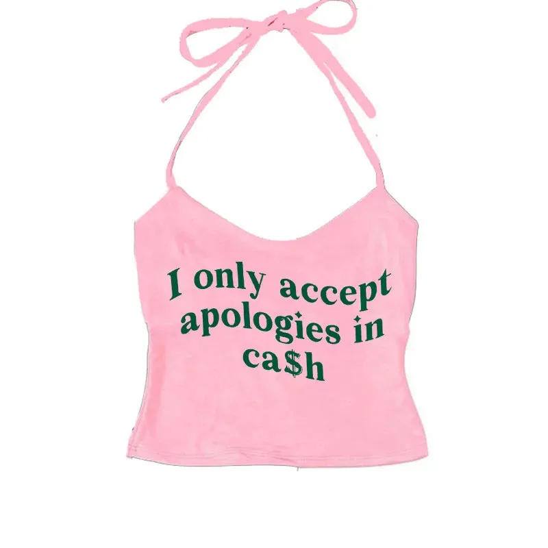Apologies In Cash Crop Top