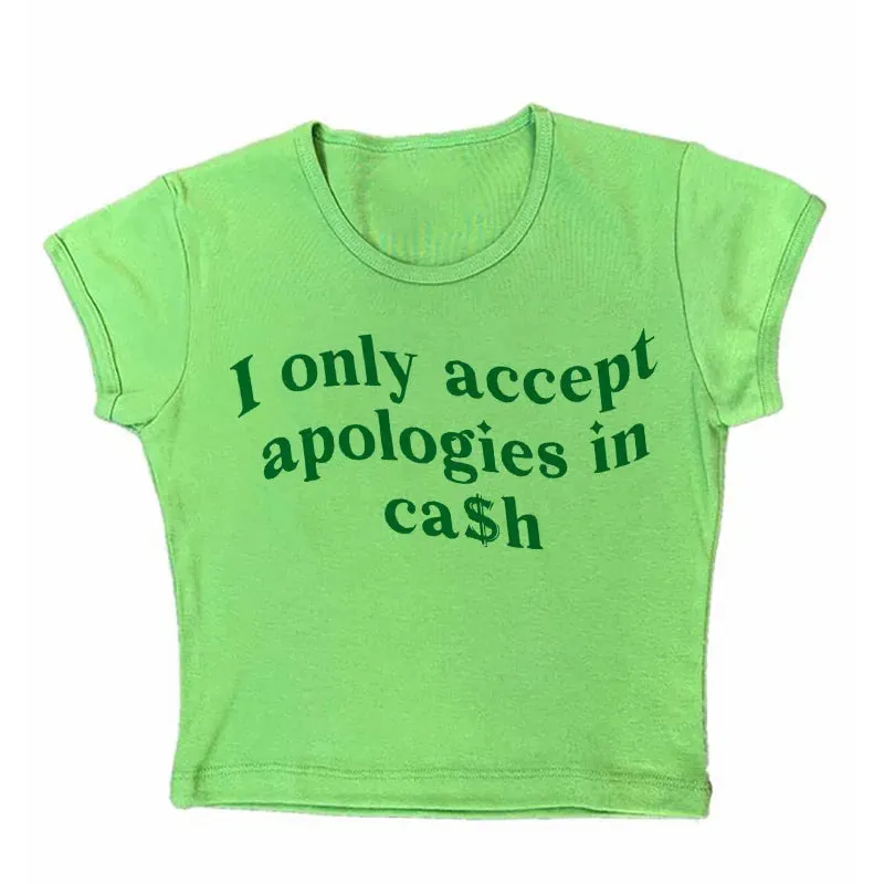 Apologies In Cash Crop Top