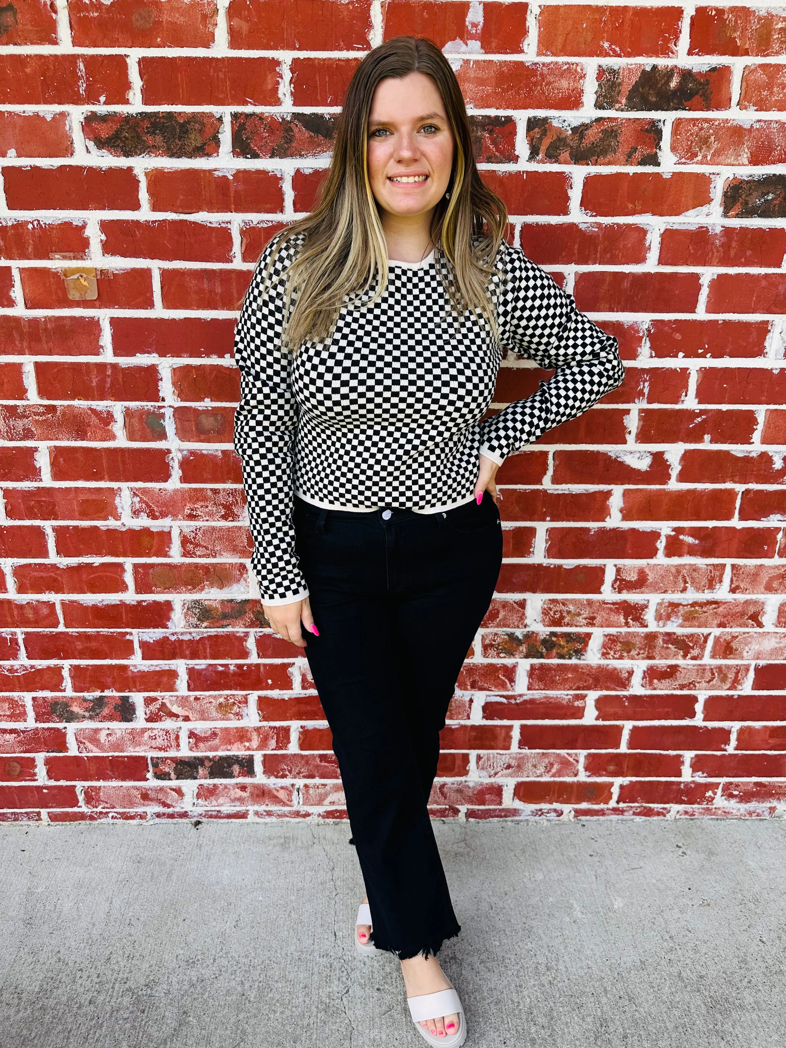 Black Straight Medium Rise Jeans