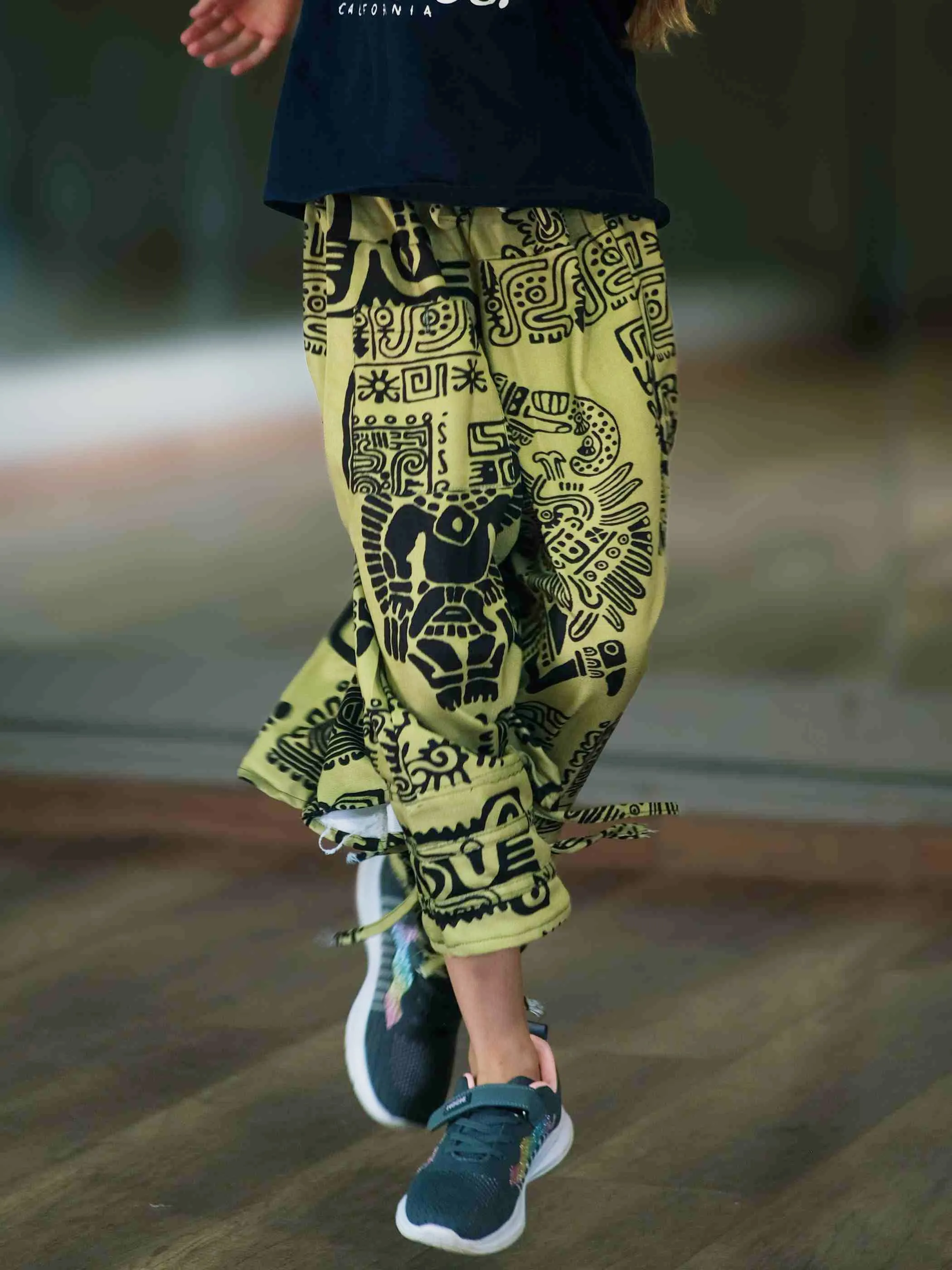 Boy's Kids Arabic Print Hippy Harem Pant For Dance