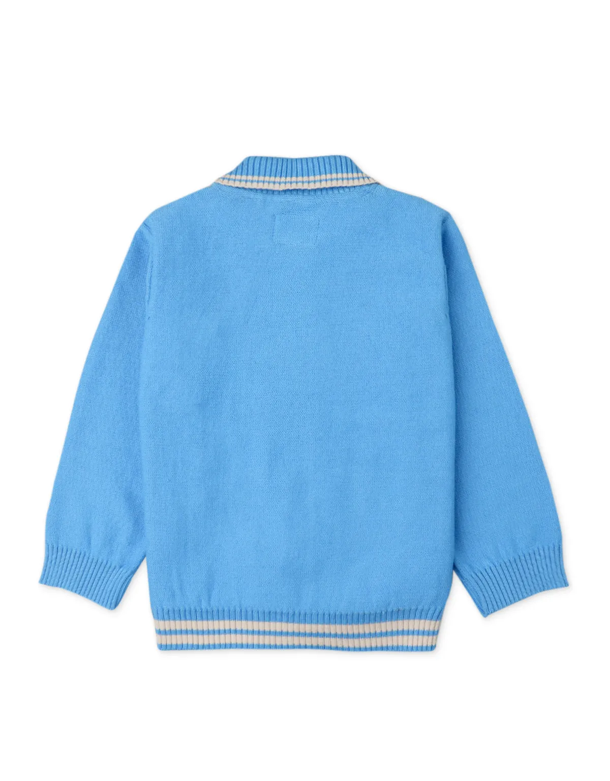 BOYS STRIPE TIPPING CARDIGAN