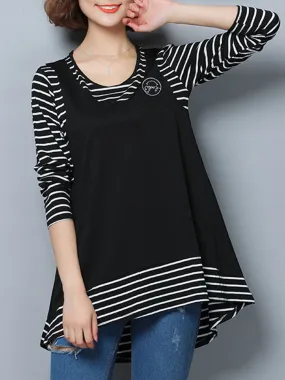 Casual Loose Women Layered Blouses