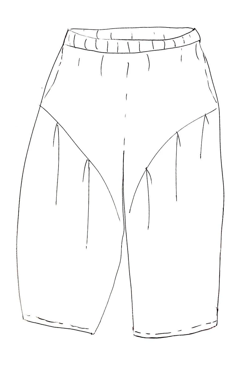 Curved Crop Pant