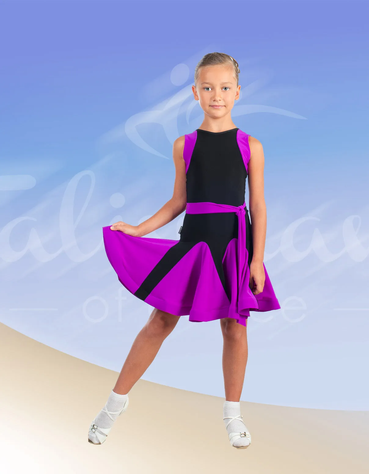 Dresses to Dance In - Colorful Latin Dance Dress for Bright Performances
