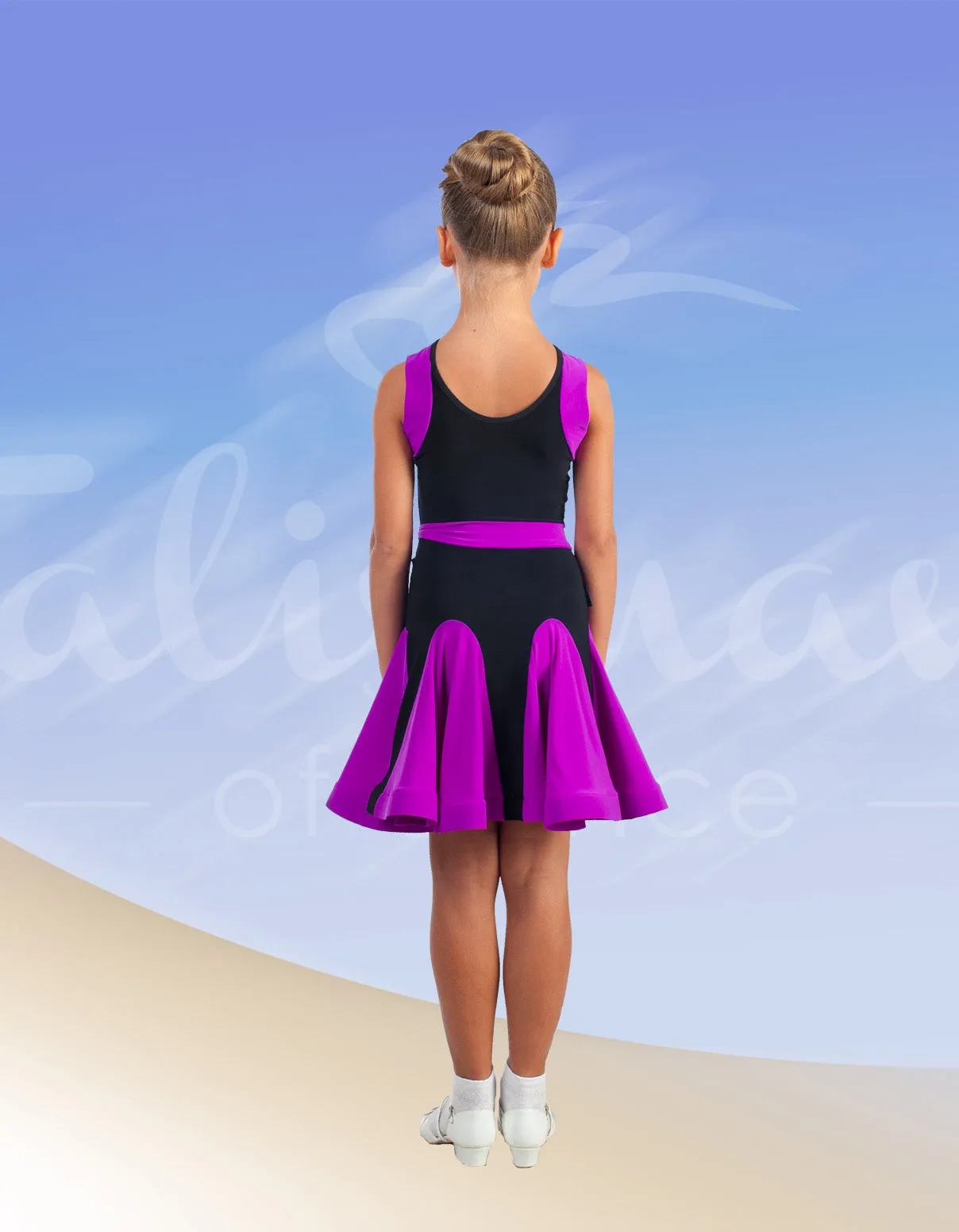 Dresses to Dance In - Colorful Latin Dance Dress for Bright Performances