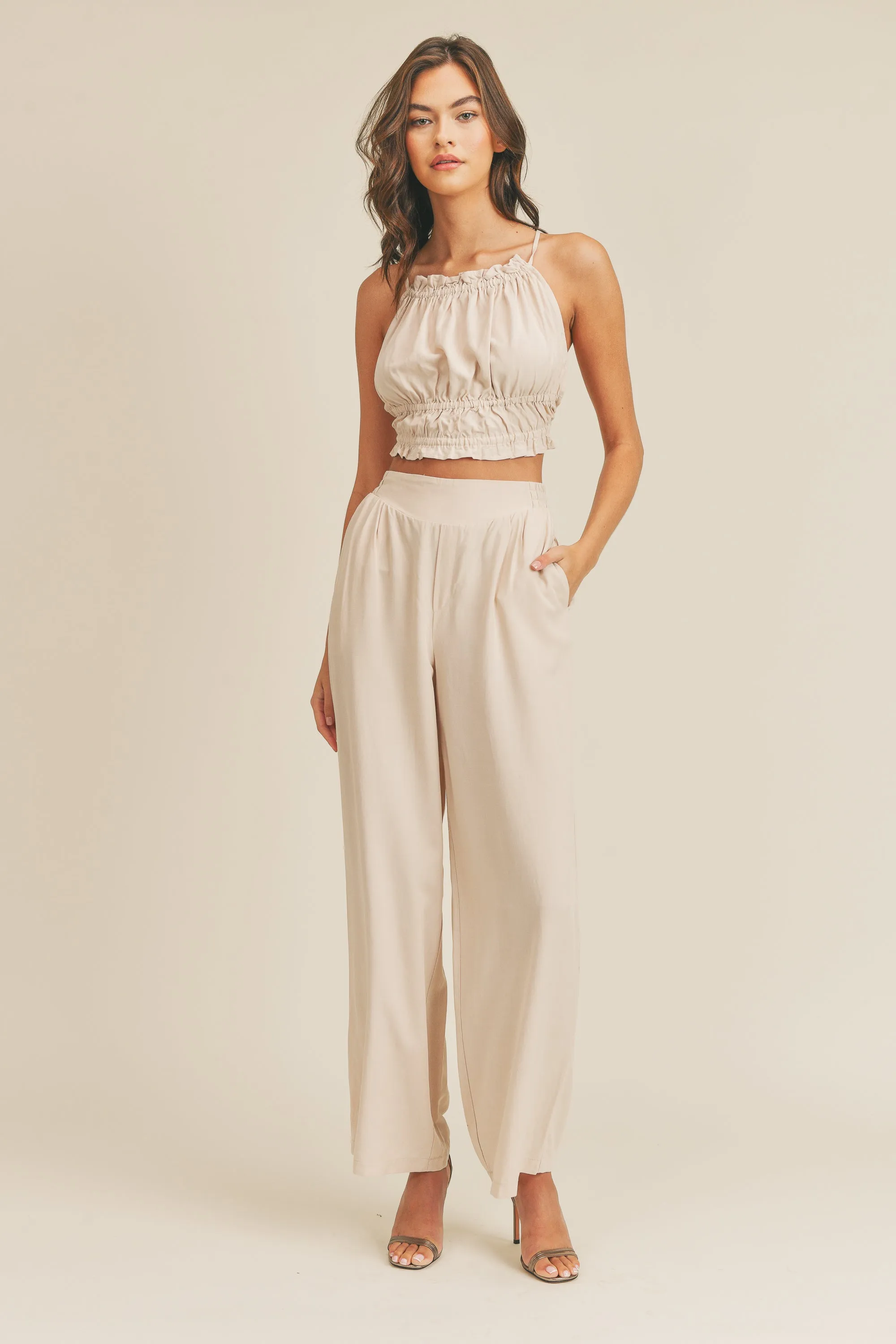 ELEANORA TOP AND PANTS SET