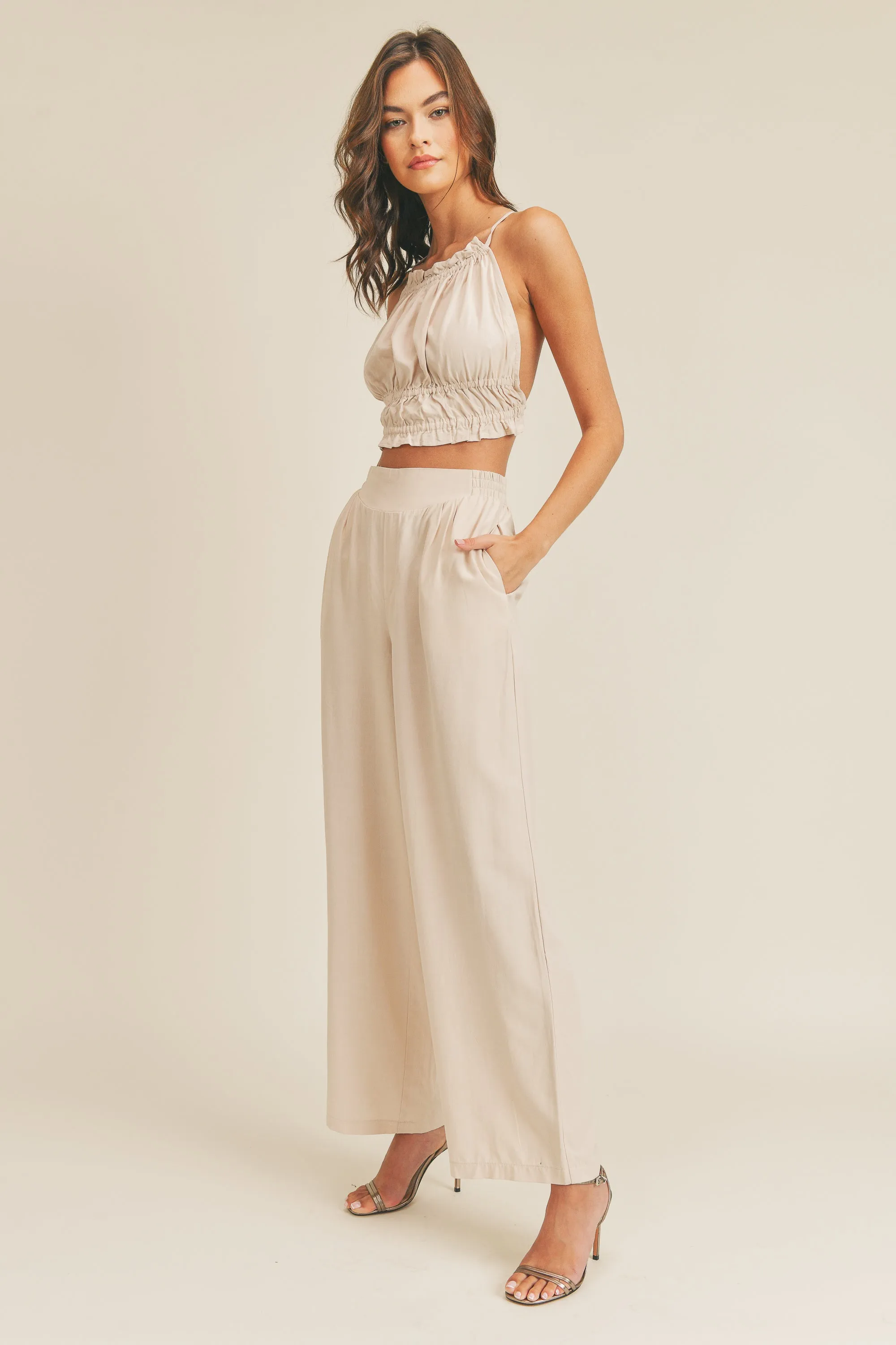 ELEANORA TOP AND PANTS SET