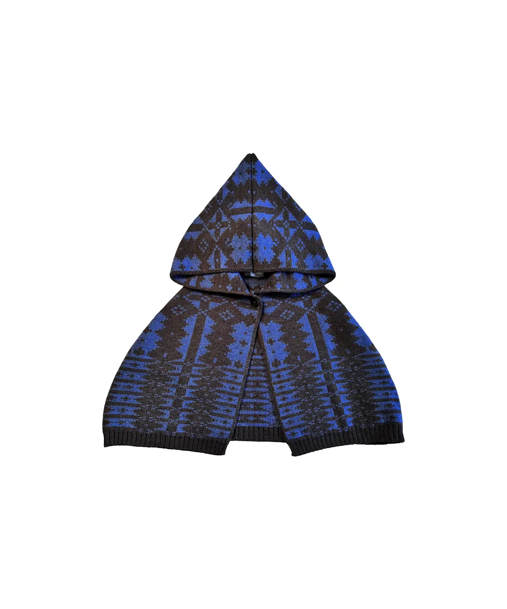 Eryri Cape - Umber / Denim
