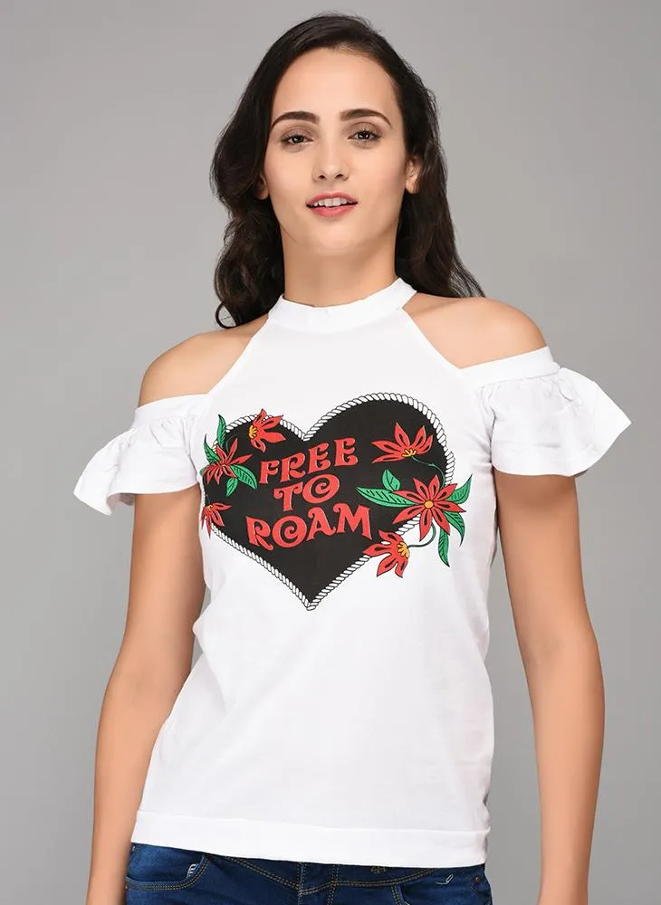 'Free to Roam' Graphic Printed T-Shirt