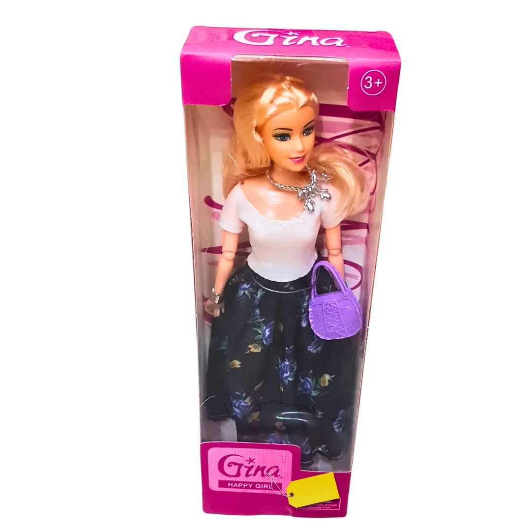 Gina Happy Girl Fashion Dolls – Elegant Outfits with Accessories – Variety of Styles – Perfect Gift for Girls (3 )