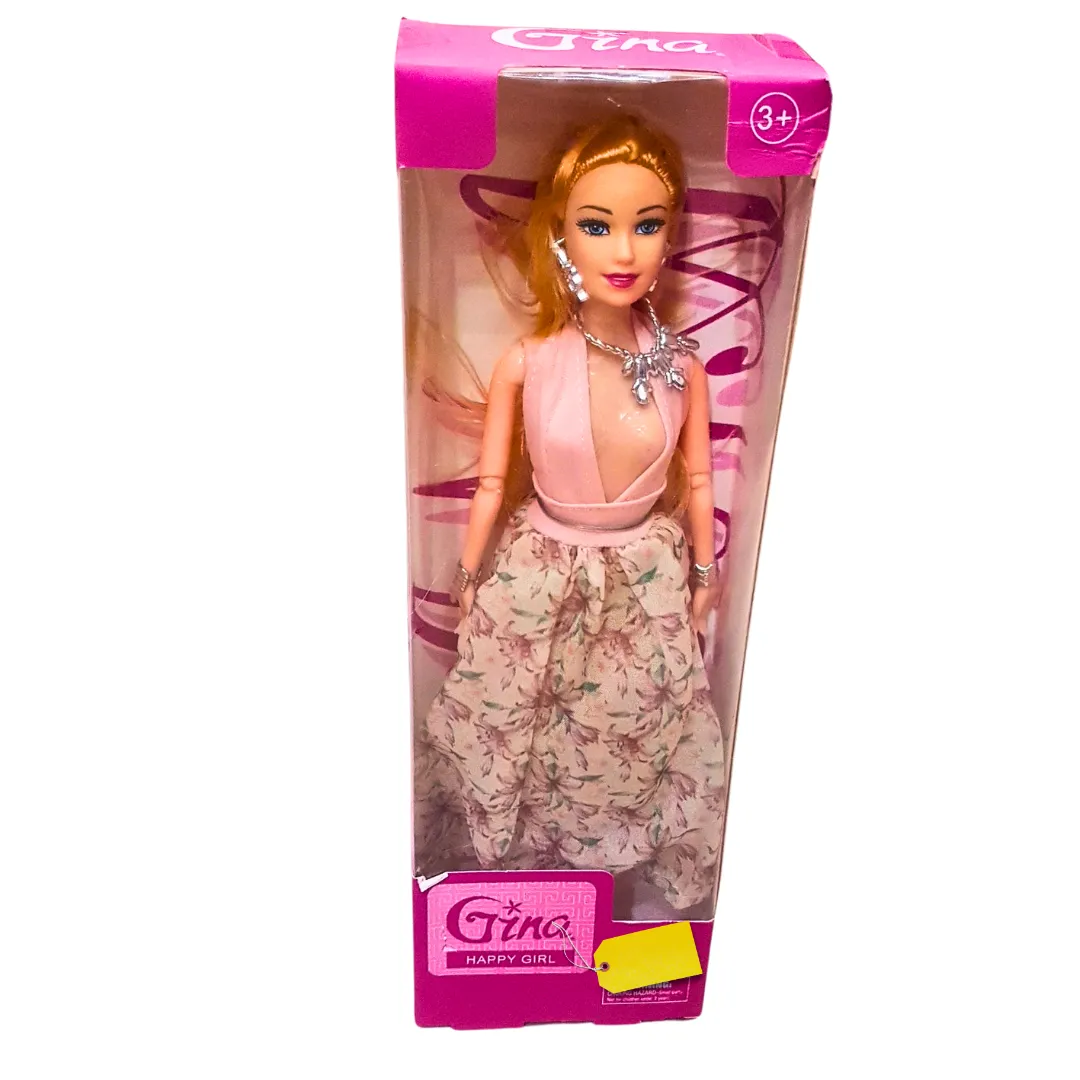 Gina Happy Girl Fashion Dolls – Elegant Outfits with Accessories – Variety of Styles – Perfect Gift for Girls (3 )