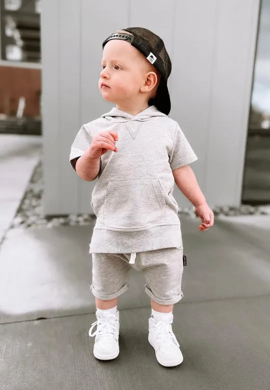 Grey Harem Shorts