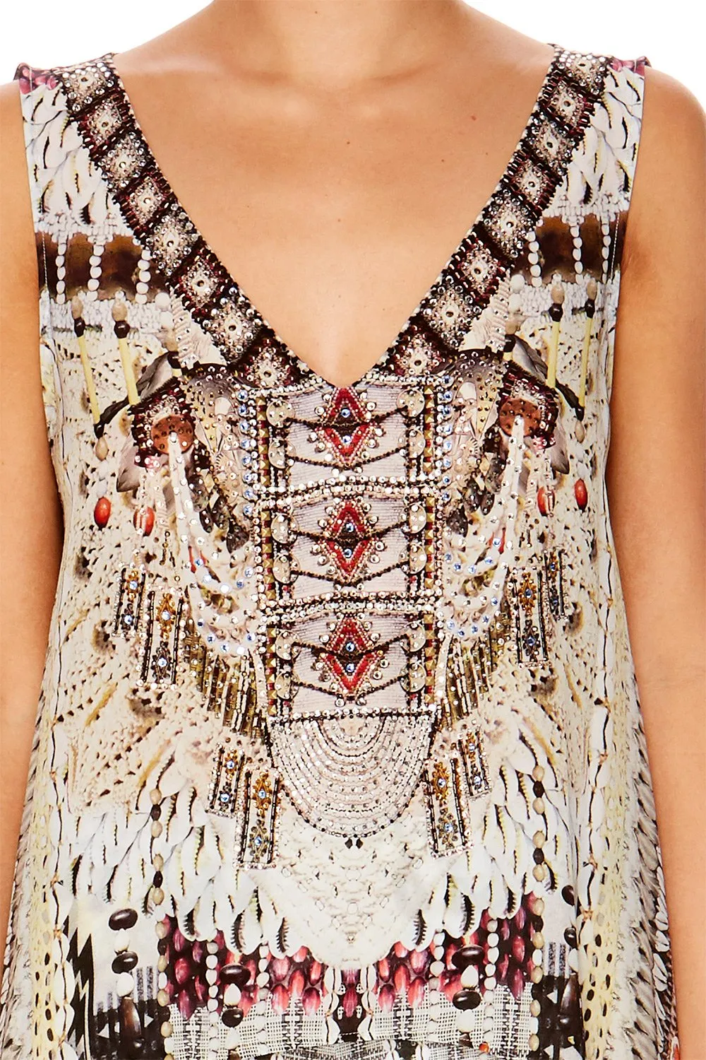 HIGH LOW CROSS BACK TOP SPELL BOUND