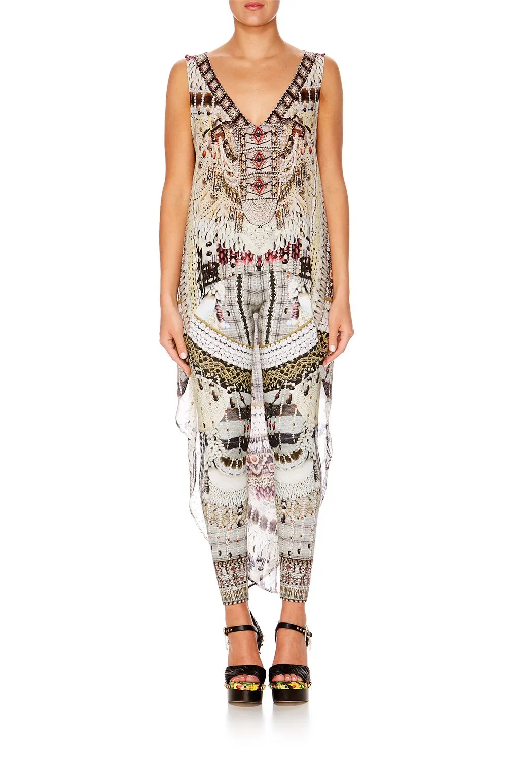 HIGH LOW CROSS BACK TOP SPELL BOUND