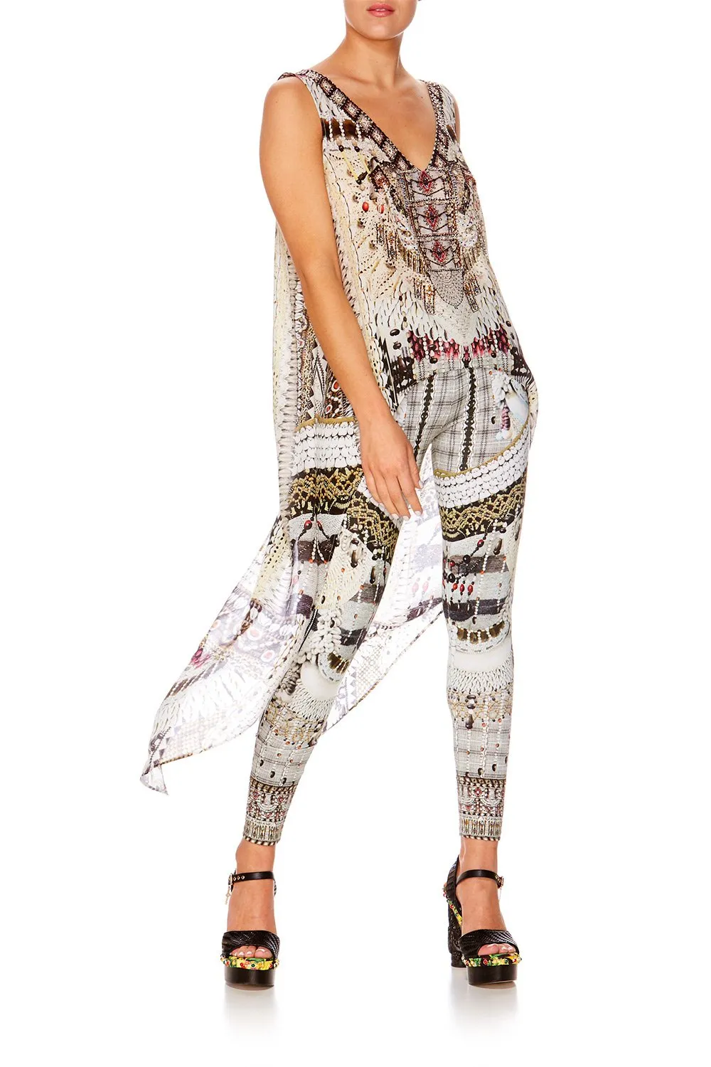 HIGH LOW CROSS BACK TOP SPELL BOUND