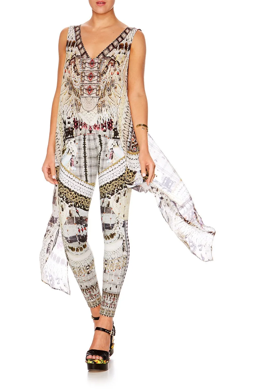 HIGH LOW CROSS BACK TOP SPELL BOUND