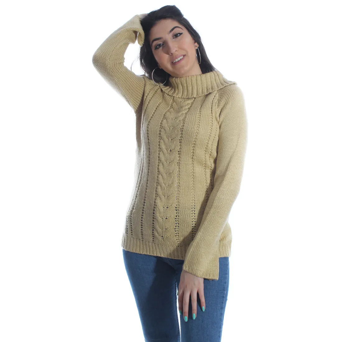 knitted blouse -5910