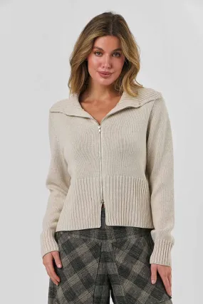 Knitwear Cardigan - Hessian