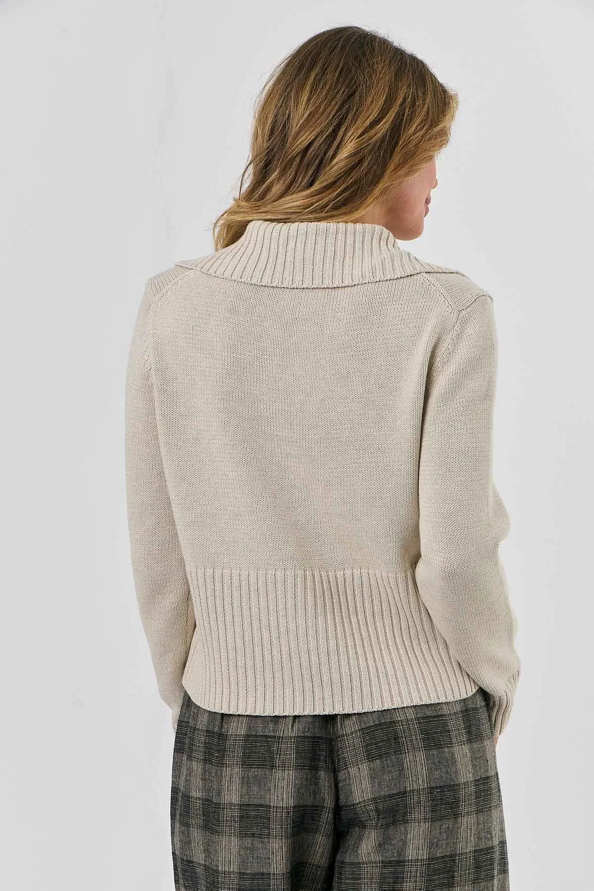 Knitwear Cardigan - Hessian