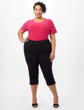 L-Pocket Pull-On Crop Pants