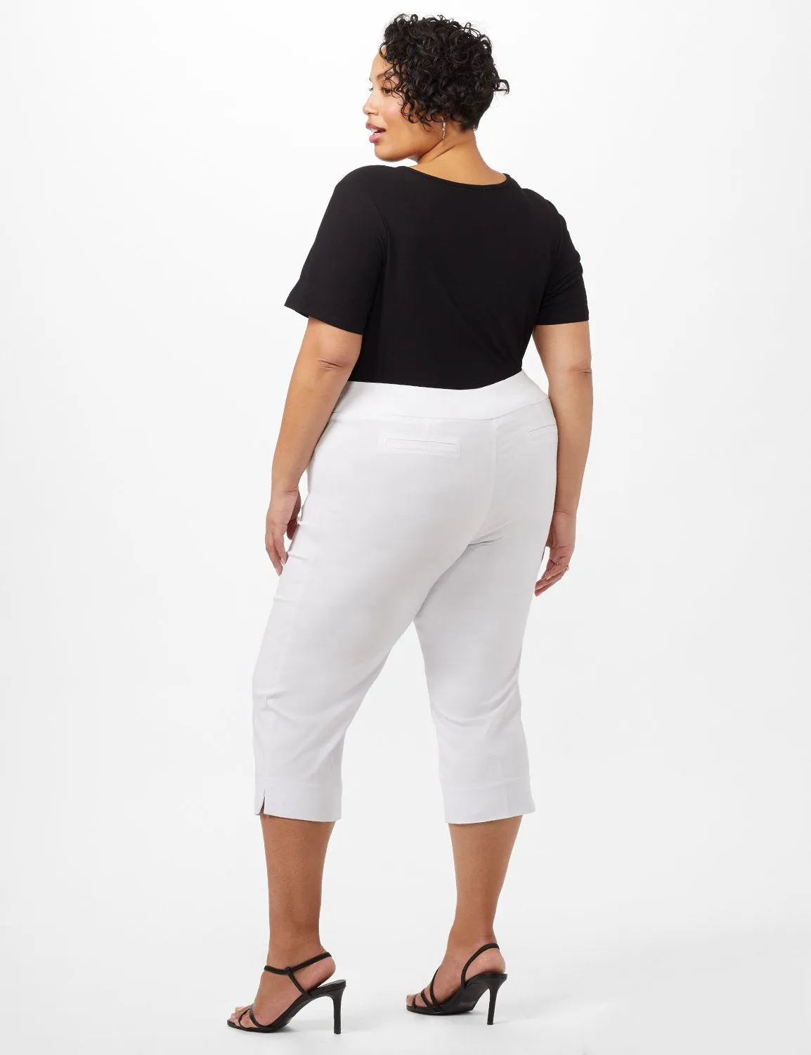 L-Pocket Pull-On Crop Pants