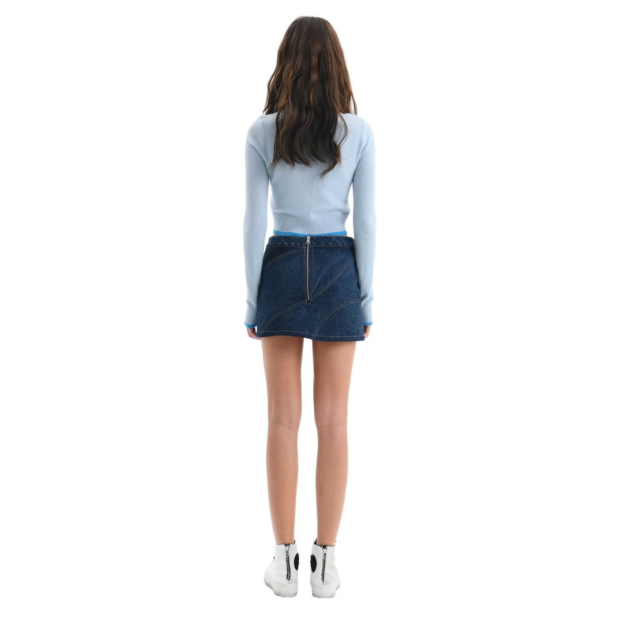 Light Blue Woolen Cardigan