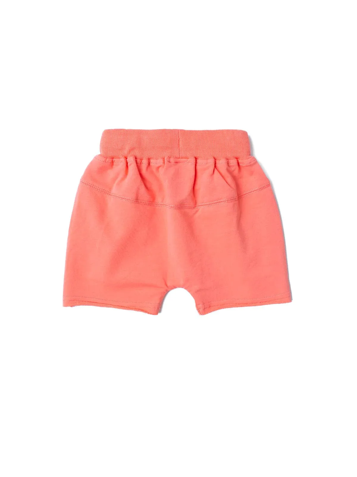 Little Bipsy | Raw Edge Harem Short - Electric Pink