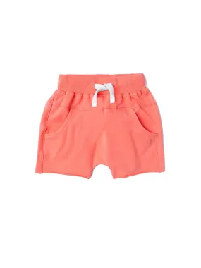 Little Bipsy | Raw Edge Harem Short - Electric Pink