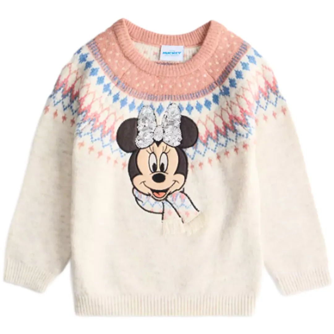 MINNIE MOUSE Cream Knitted Jumper