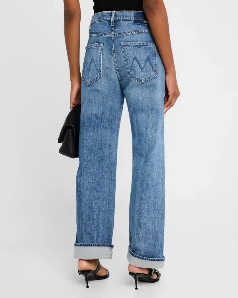 MOTHER DENIM THE DODGER FLOOD CUFF