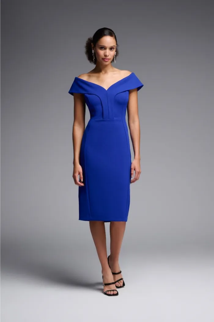 Off-Shoulder Shift Dress