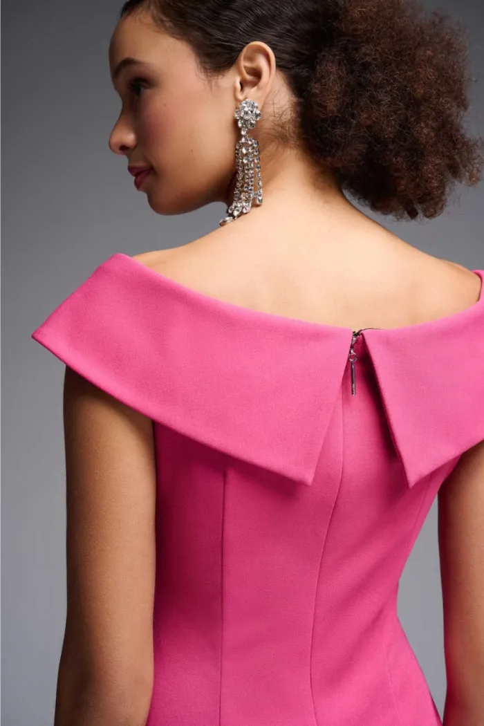 Off-Shoulder Shift Dress