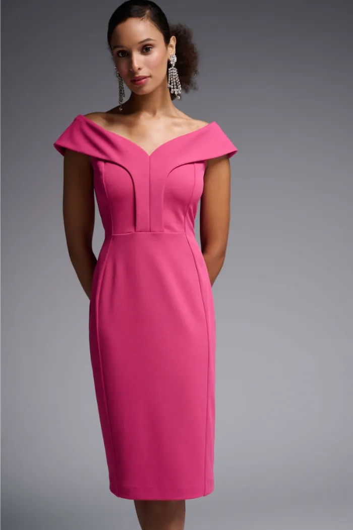Off-Shoulder Shift Dress