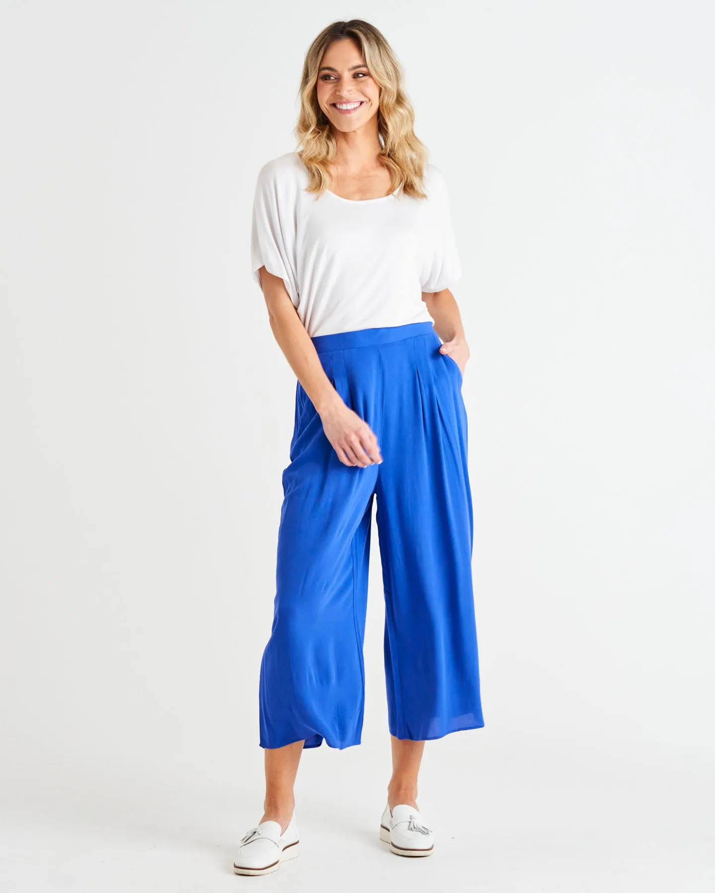 Olympia Pant - Deco Blue