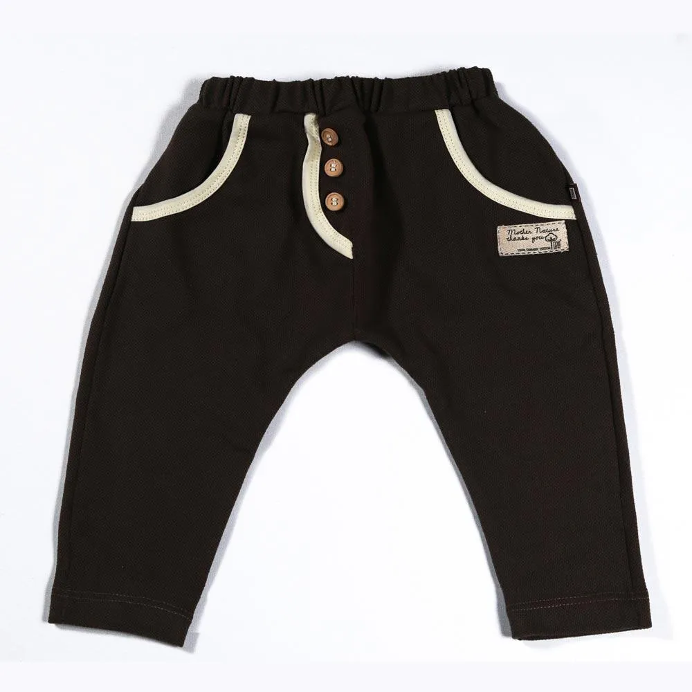 pantalon harem cafe talla  12 18m
