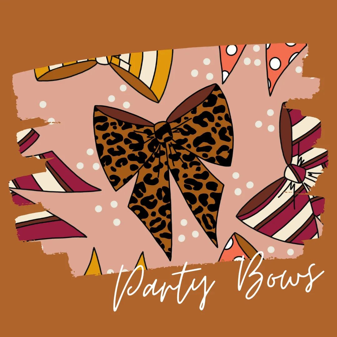 Party Bows Oversized T-shirt Co-ords