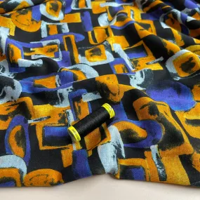 REMNANT 2 Metres - Cognac Jewels Soft Ponte Interlock Jersey Fabric