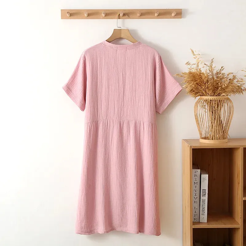 Soft Crepe Casual Dress Perfect for Any Day