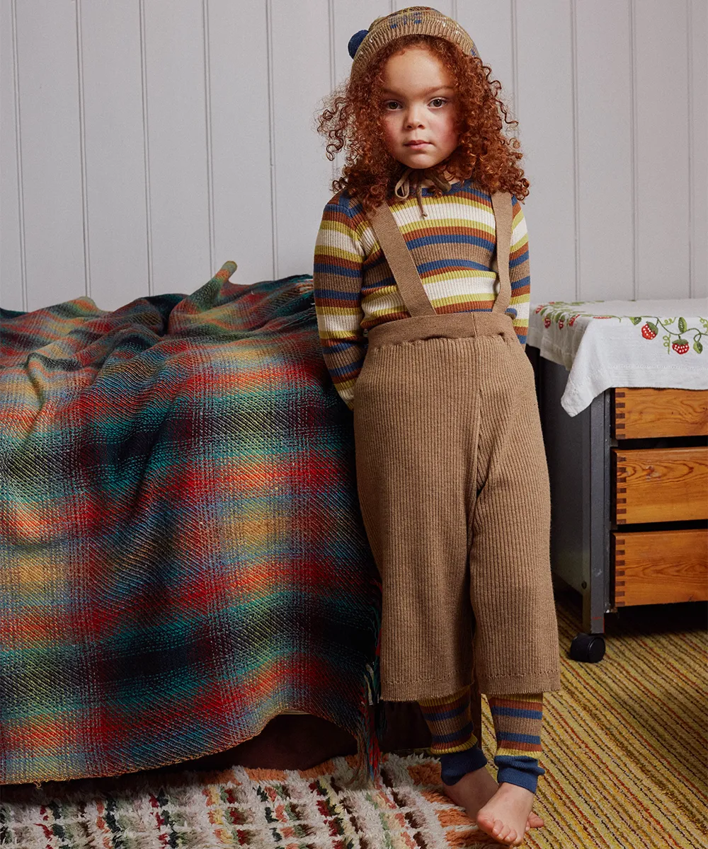 Sylfaen Skinny Rib - Azurite Blue Stripe