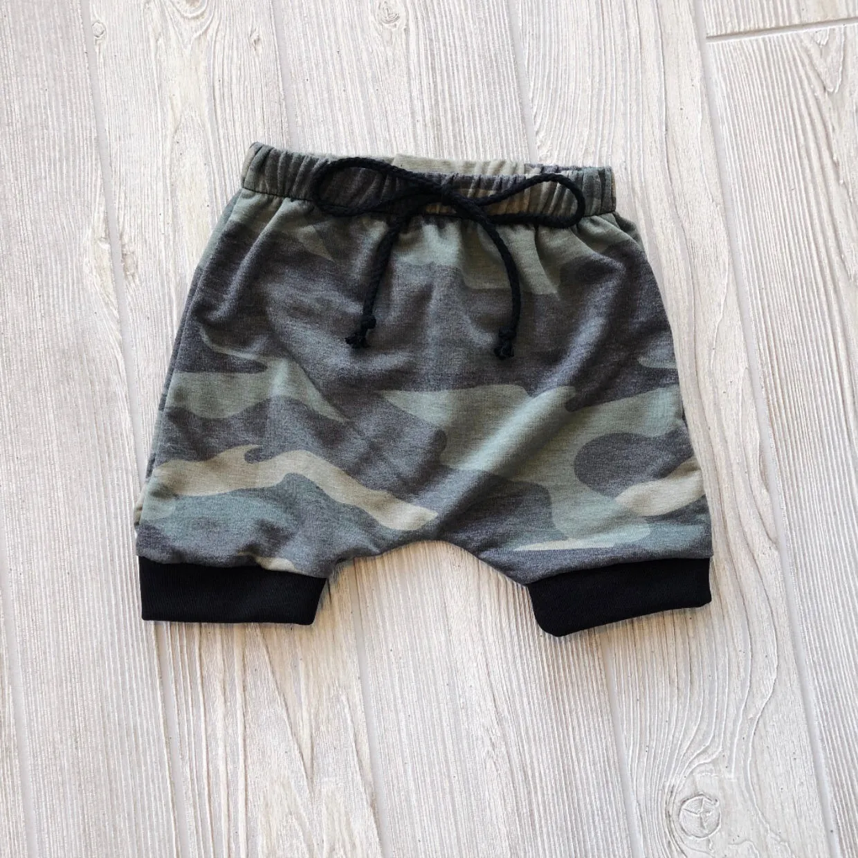 Terry Camo  • Harem Shorts